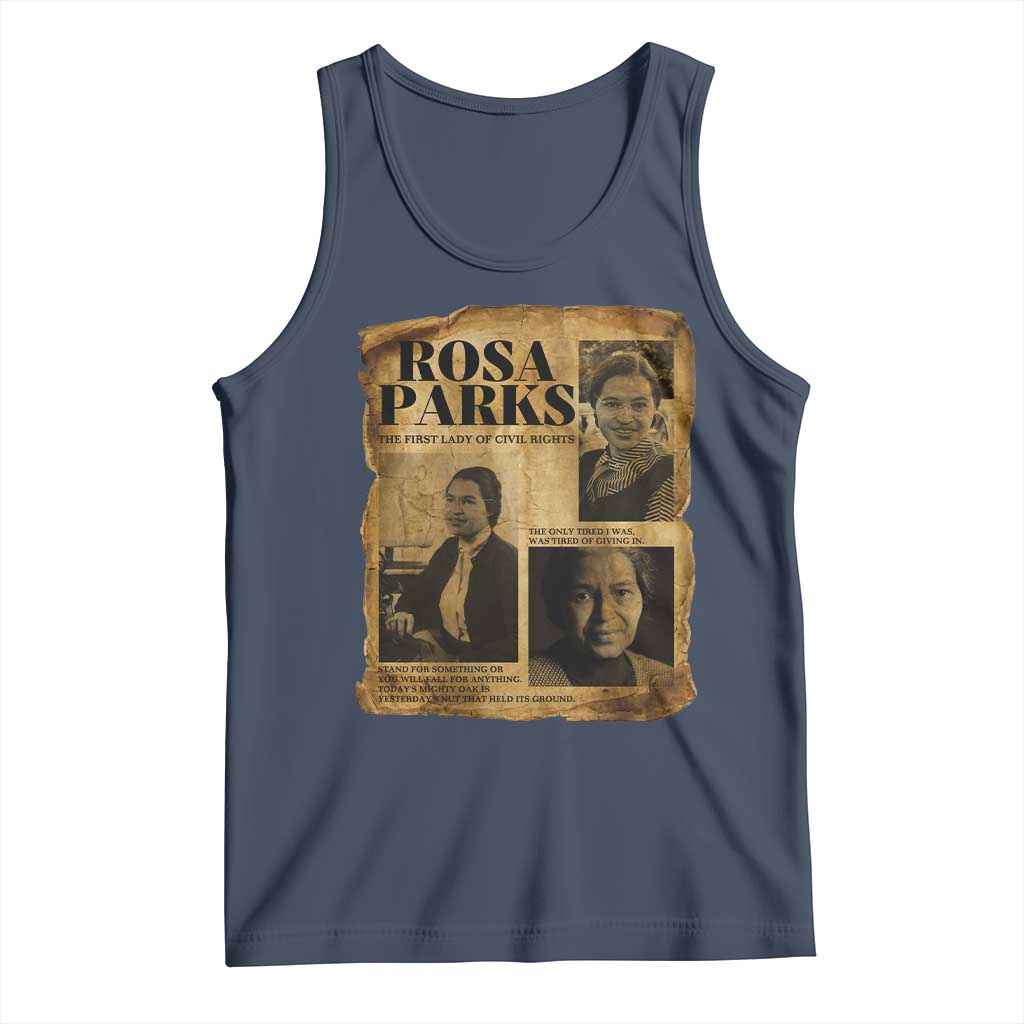 Vintage Rosa Parks Tank Top Women Empowerment Inspirational Quote
