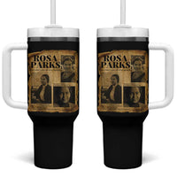 Vintage Rosa Parks Tumbler With Handle Women Empowerment Inspirational Quote