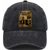 Vintage Rosa Parks Washed Cotton Baseball Cap Women Empowerment Inspirational Quote
