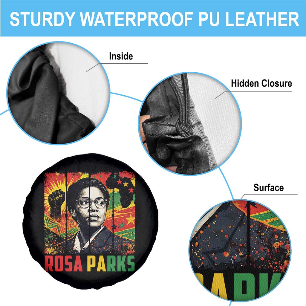 Rosa Parks Spare Tire Cover Strong Black Women Pride