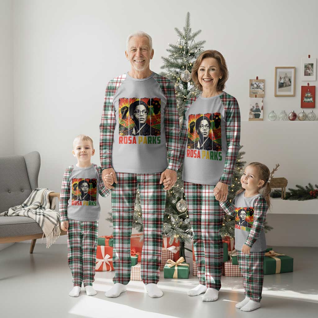 Rosa Parks Plaid Pajama Set Strong Black Women Pride