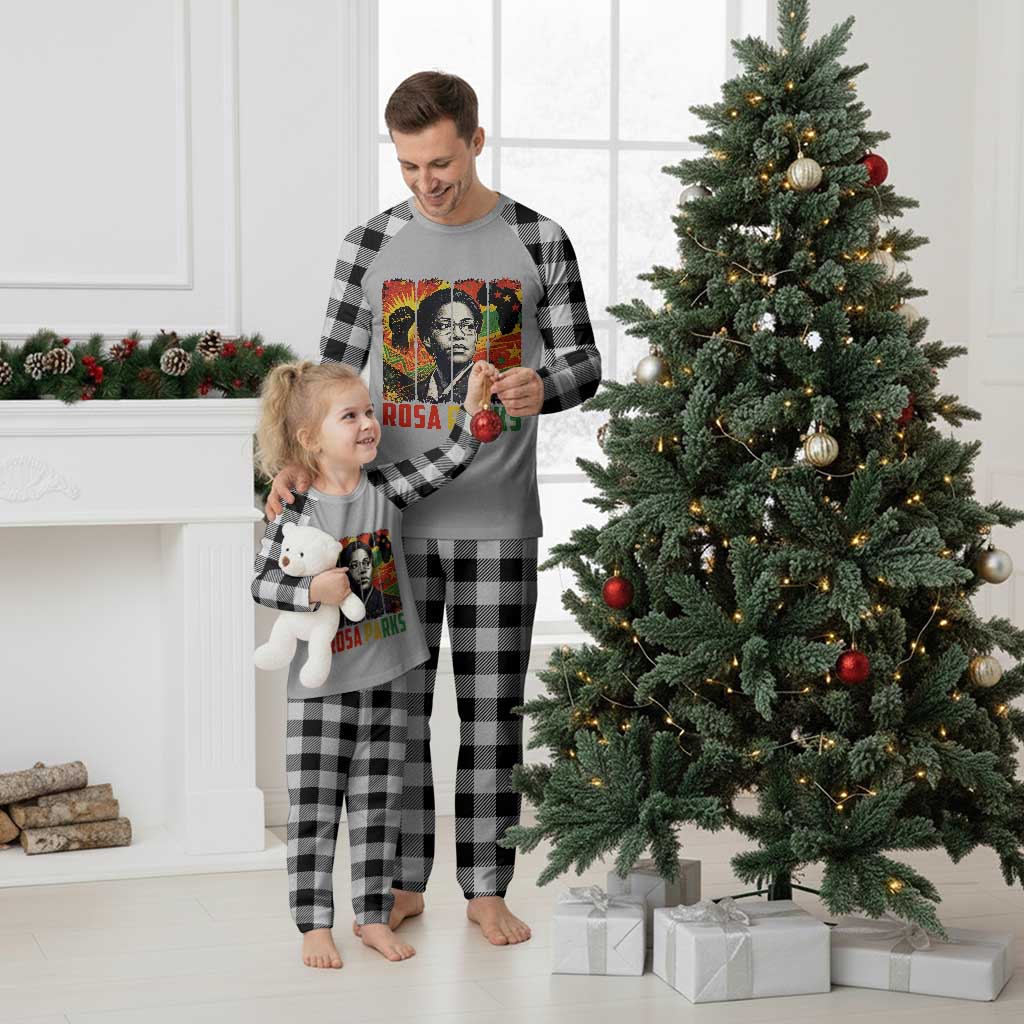 Rosa Parks Plaid Pajama Set Strong Black Women Pride