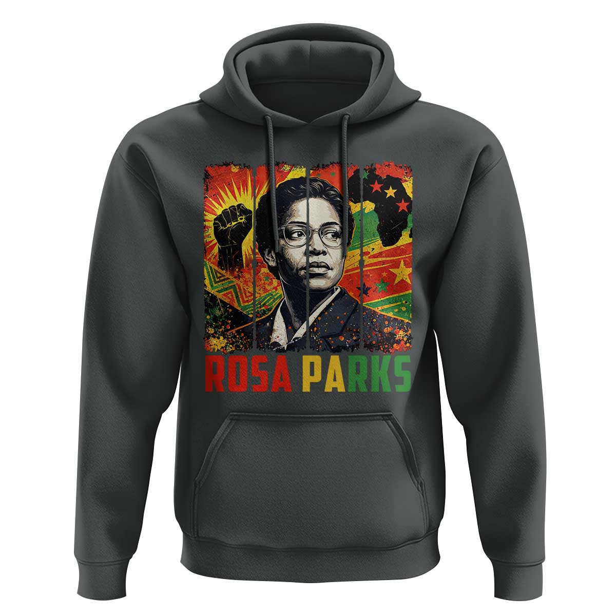 Rosa Parks Hoodie Strong Black Women Pride