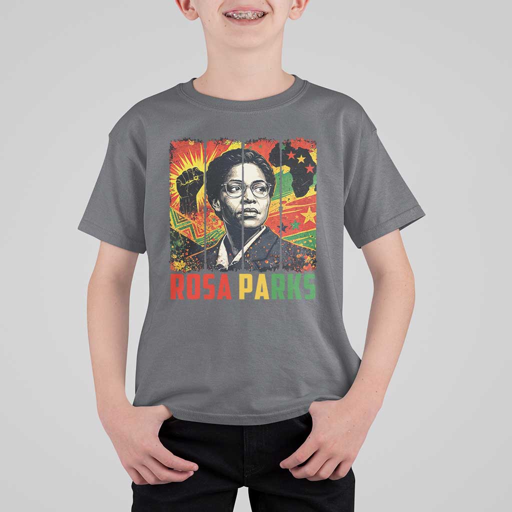 Rosa Parks T Shirt For Kid Strong Black Women Pride