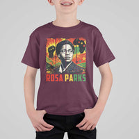 Rosa Parks T Shirt For Kid Strong Black Women Pride