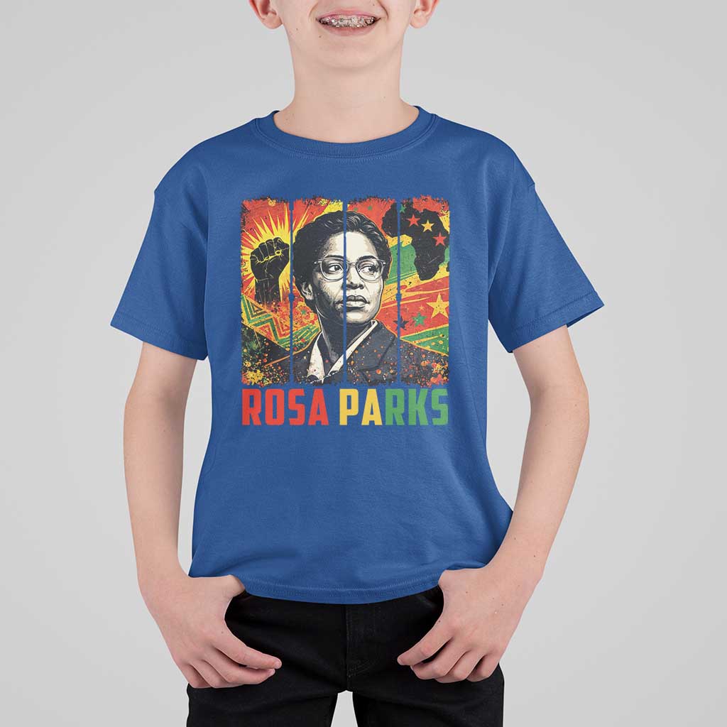 Rosa Parks T Shirt For Kid Strong Black Women Pride