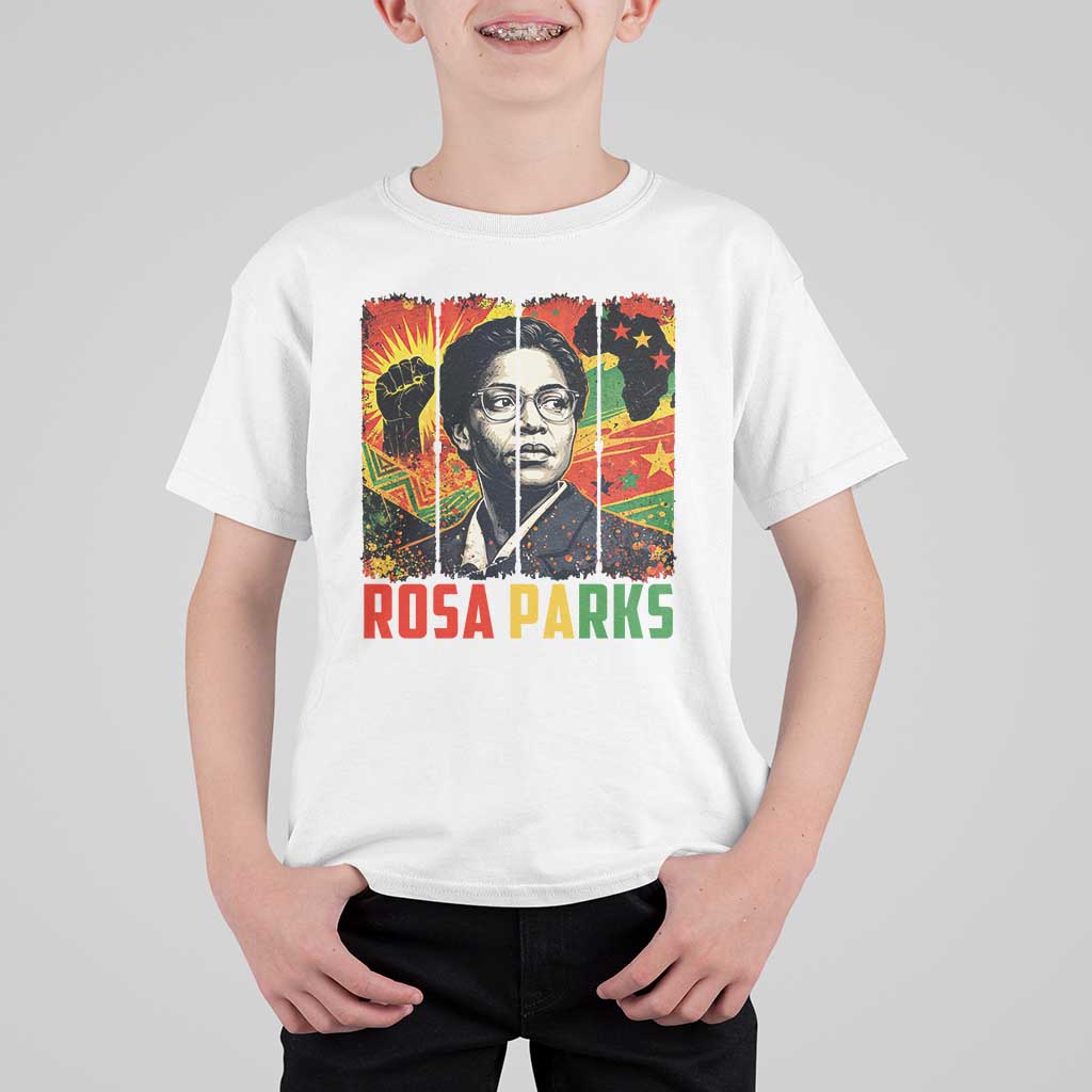 Rosa Parks T Shirt For Kid Strong Black Women Pride
