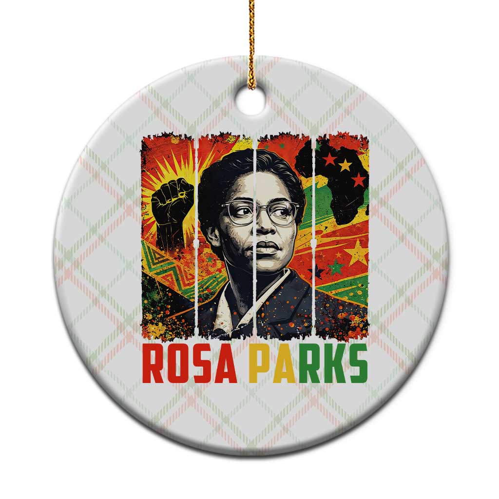 Rosa Parks Ceramic Ornament Strong Black Women Pride
