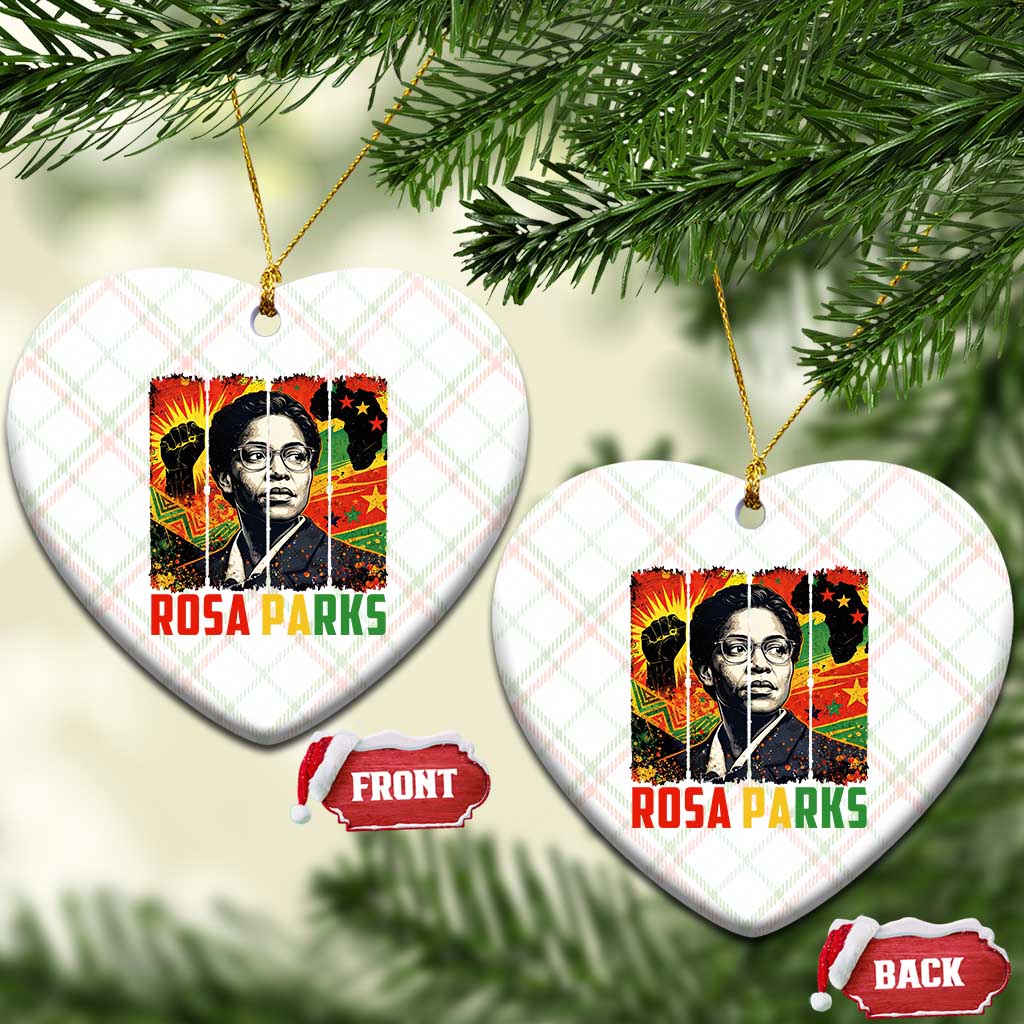 Rosa Parks Ceramic Ornament Strong Black Women Pride