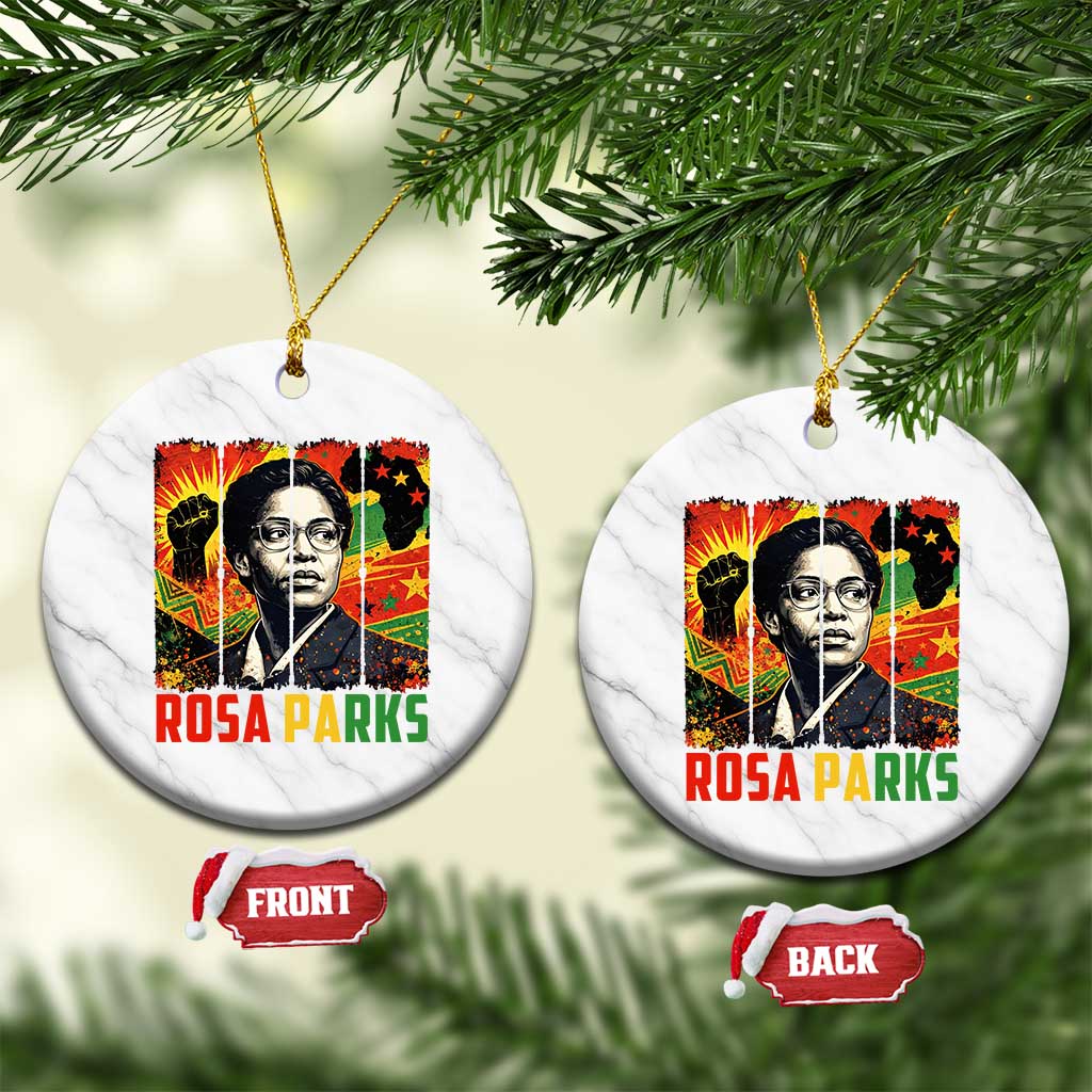 Rosa Parks Ceramic Ornament Strong Black Women Pride