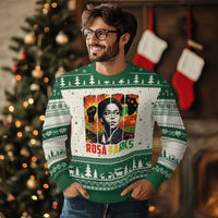 Rosa Parks Ugly Christmas Sweater Strong Black Women Pride