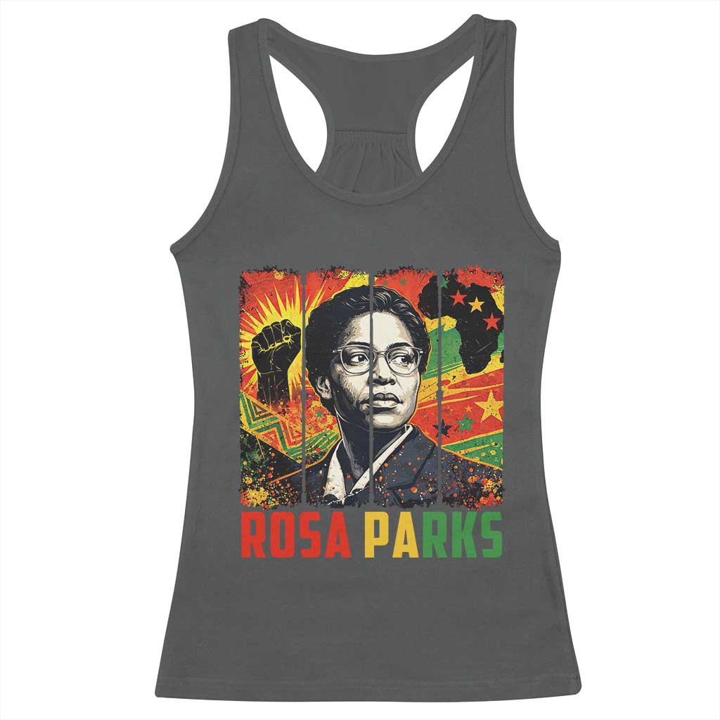 Rosa Parks Racerback Tank Top Strong Black Women Pride