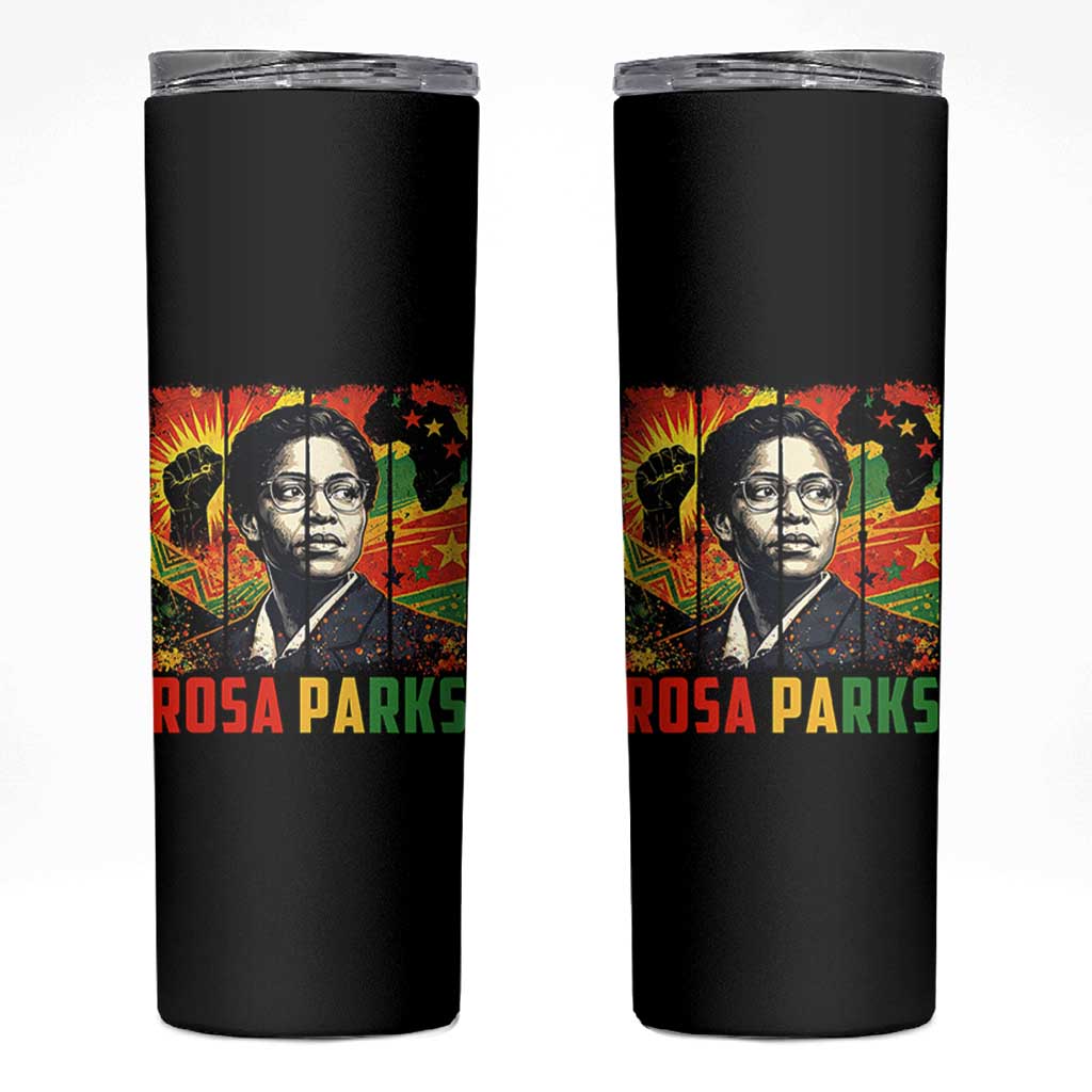 Rosa Parks Skinny Tumbler Strong Black Women Pride
