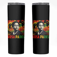 Rosa Parks Skinny Tumbler Strong Black Women Pride