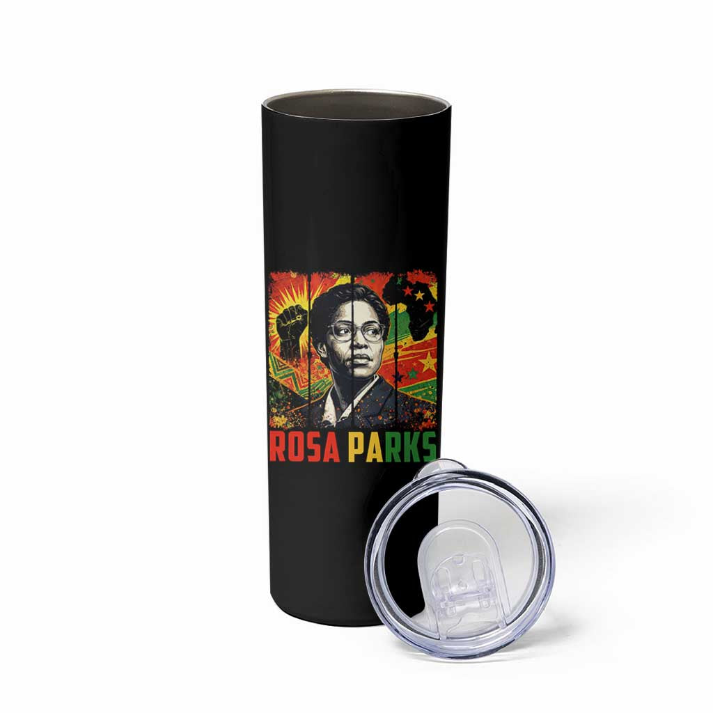 Rosa Parks Skinny Tumbler Strong Black Women Pride