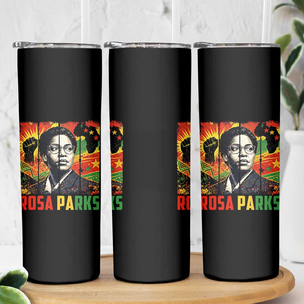 Rosa Parks Skinny Tumbler Strong Black Women Pride