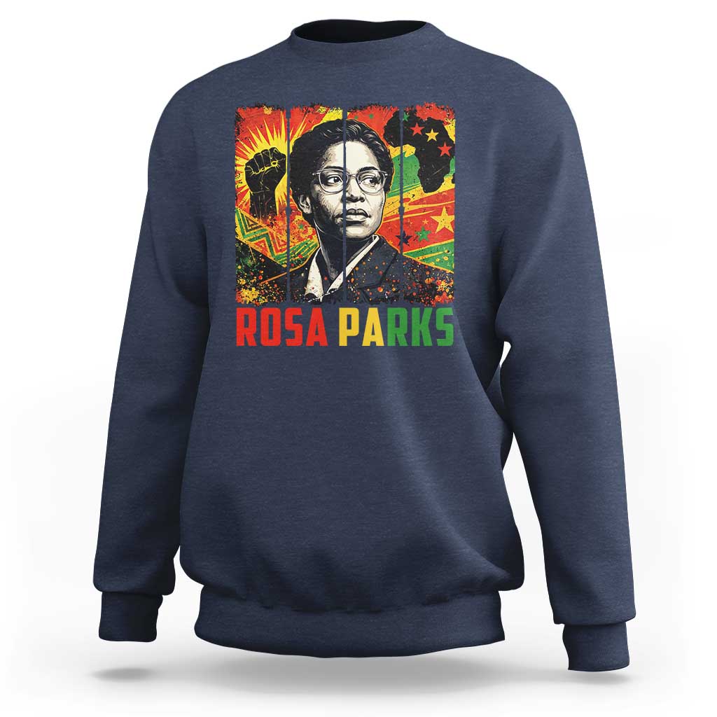 Rosa Parks Sweatshirt Strong Black Women Pride