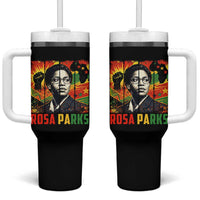 Rosa Parks Tumbler With Handle Strong Black Women Pride