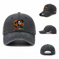Rosa Parks Washed Cotton Baseball Cap Strong Black Women Pride
