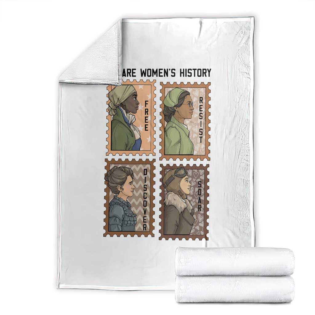 Black Women History Leaders Throw Blanket Womens History Month