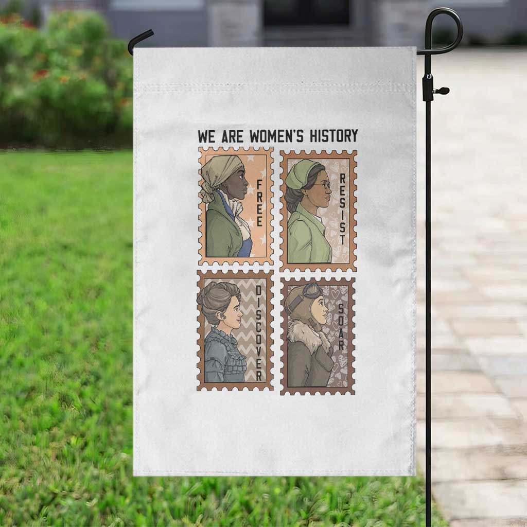 Black Women History Leaders Garden Flag Womens History Month