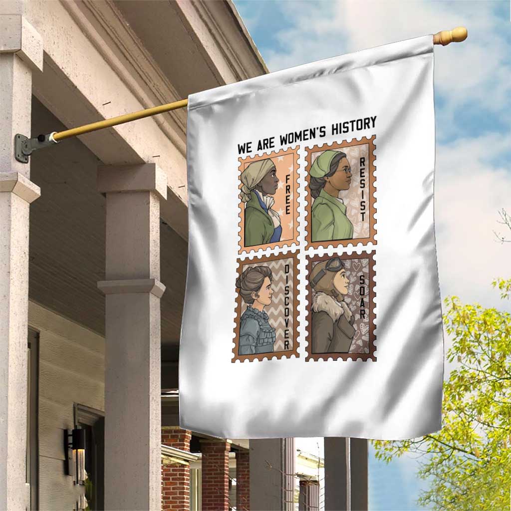 Black Women History Leaders Garden Flag Womens History Month