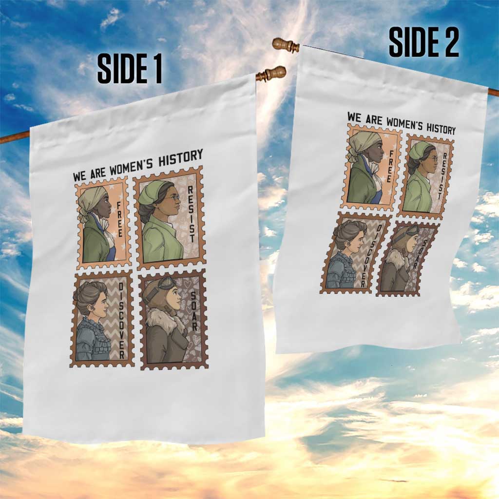 Black Women History Leaders Garden Flag Womens History Month