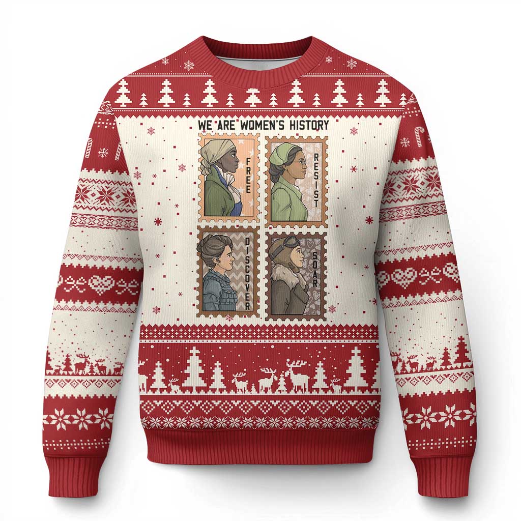 Black Women History Leaders Ugly Christmas Sweater Womens History Month