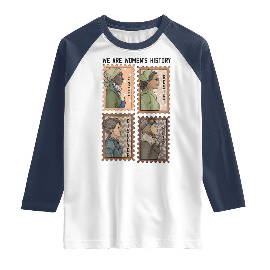 Black Women History Leaders Raglan Shirt Womens History Month