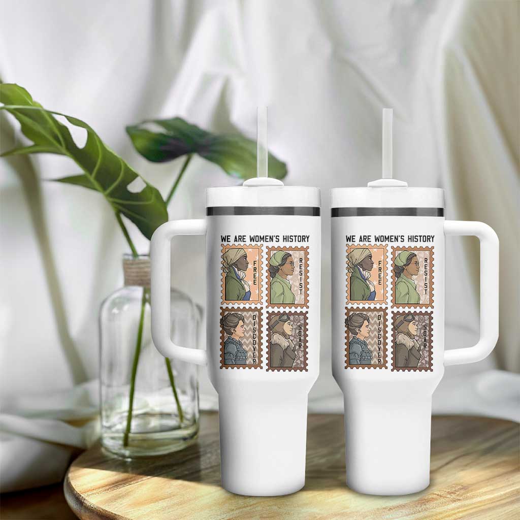 Black Women History Leaders Tumbler With Handle Womens History Month