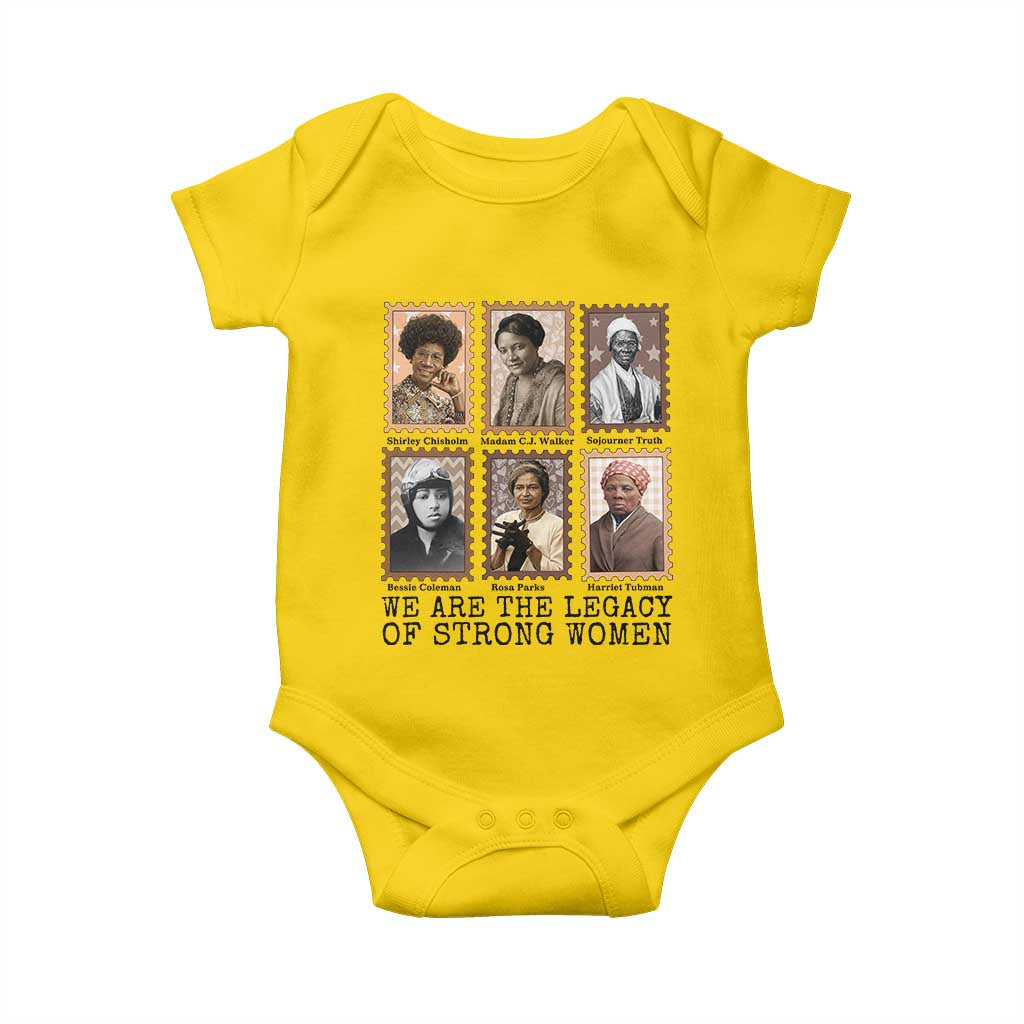 Women In History Baby Onesie We Are The Legacy Of Strong Women