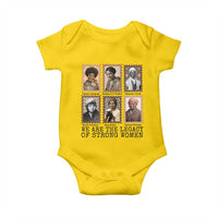 Women In History Baby Onesie We Are The Legacy Of Strong Women