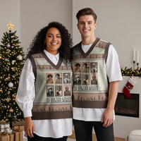 Women In History V-Neck Knit Sweater Vest We Are The Legacy Of Strong Women