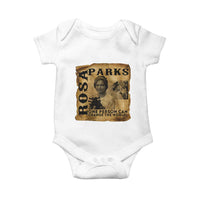 Rosa Parks Change The World Quote Baby Onesie Black Women Leader