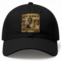 Rosa Parks Change The World Quote Baseball Cap Black Women Leader