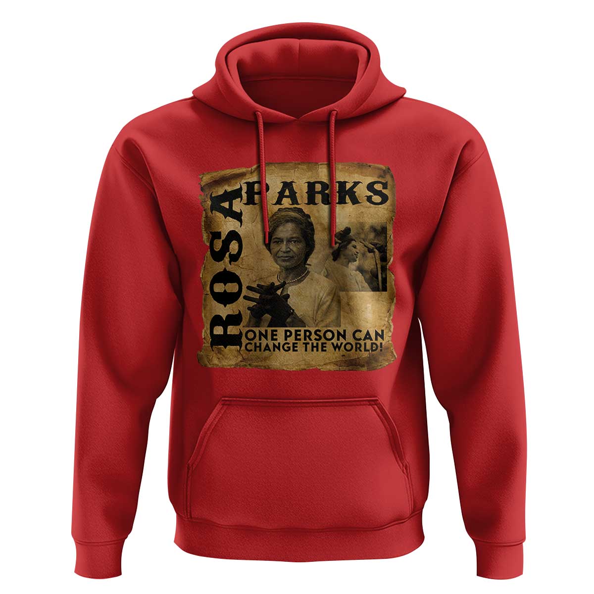 Rosa Parks Change The World Quote Hoodie Black Women Leader