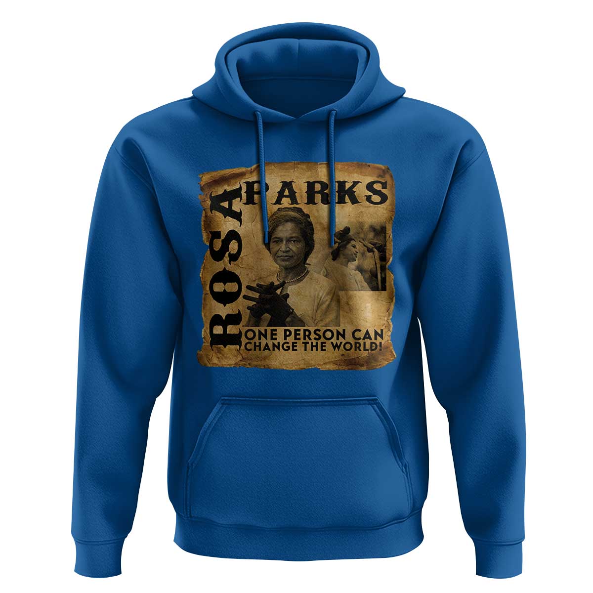 Rosa Parks Change The World Quote Hoodie Black Women Leader