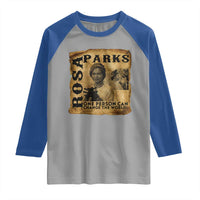 Rosa Parks Change The World Quote Raglan Shirt Black Women Leader
