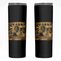 Rosa Parks Change The World Quote Skinny Tumbler Black Women Leader