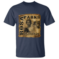 Rosa Parks Change The World Quote T Shirt Black Women Leader