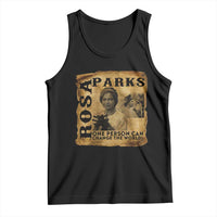 Rosa Parks Change The World Quote Tank Top Black Women Leader