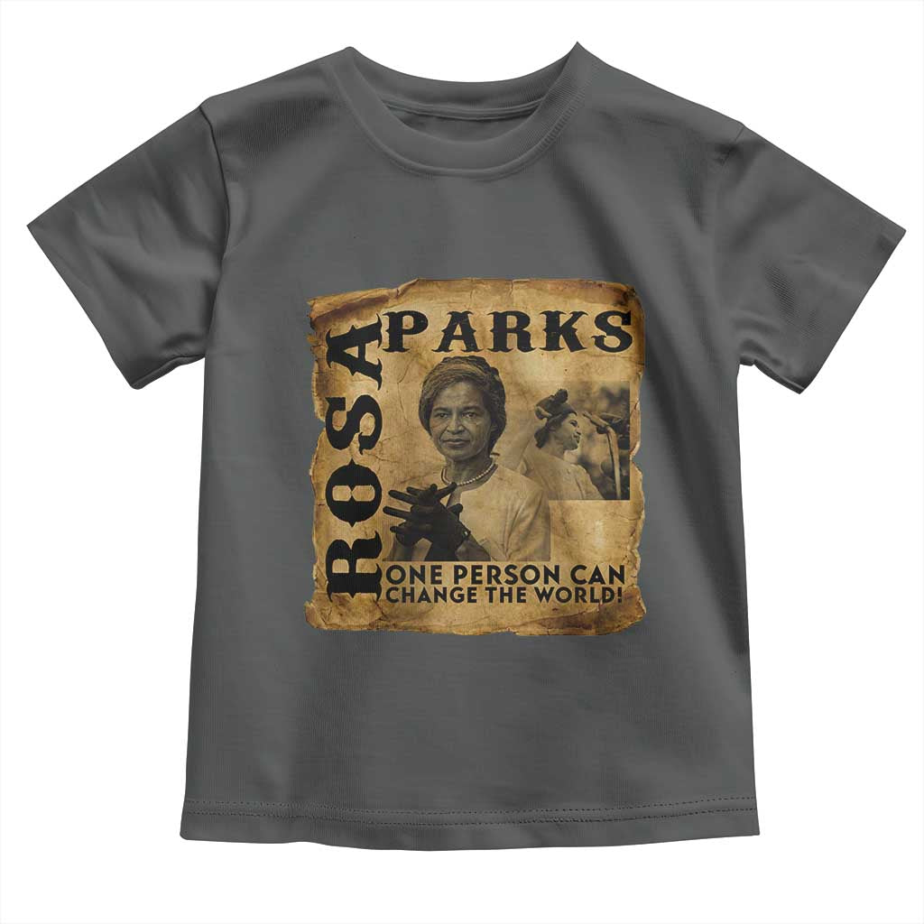 Rosa Parks Change The World Quote Toddler T Shirt Black Women Leader