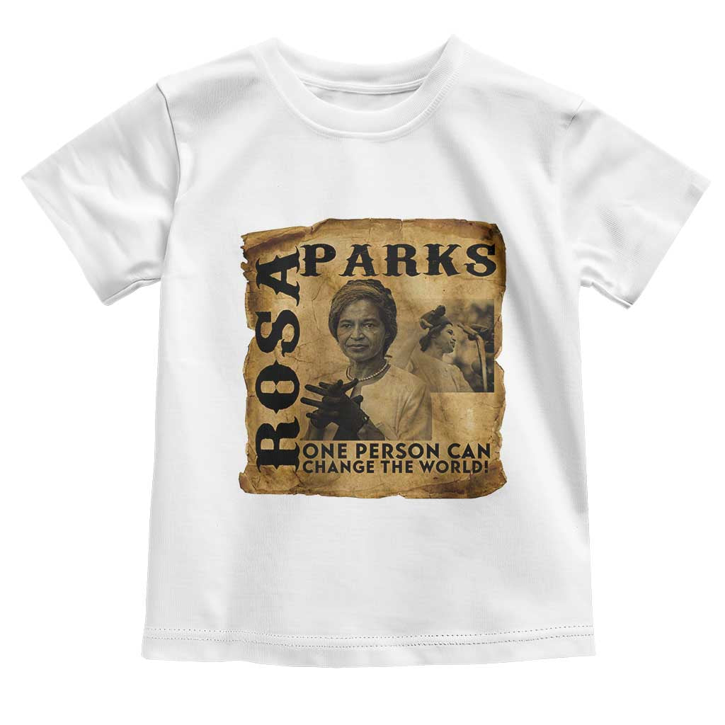 Rosa Parks Change The World Quote Toddler T Shirt Black Women Leader