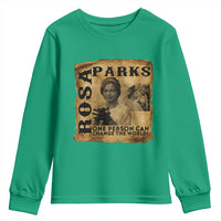 Rosa Parks Change The World Quote Youth Sweatshirt Black Women Leader