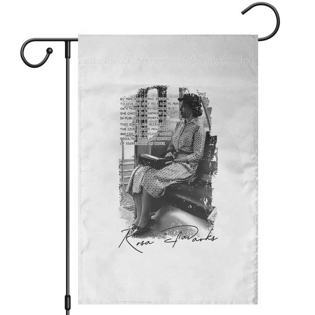 Rosa Parks Montgomery Bus Boycott Garden Flag Civil Rights History