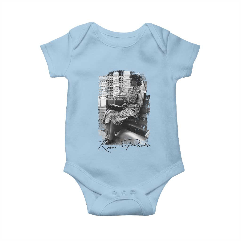 Rosa Parks Montgomery Bus Boycott Baby Onesie Civil Rights History