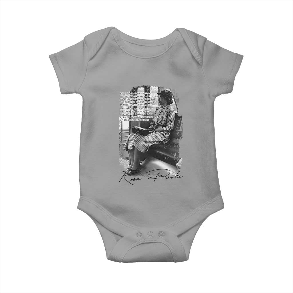 Rosa Parks Montgomery Bus Boycott Baby Onesie Civil Rights History
