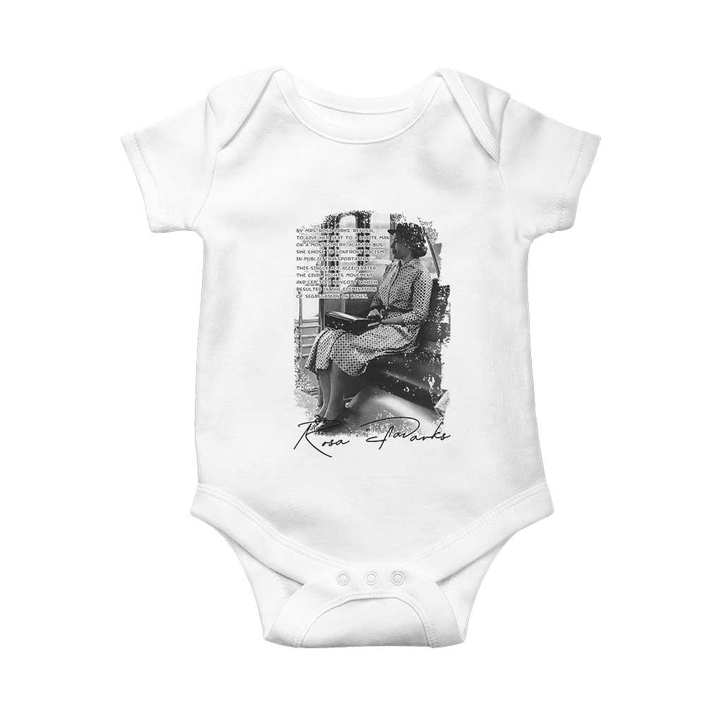 Rosa Parks Montgomery Bus Boycott Baby Onesie Civil Rights History