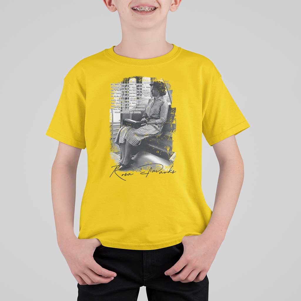 Rosa Parks Montgomery Bus Boycott T Shirt For Kid Civil Rights History