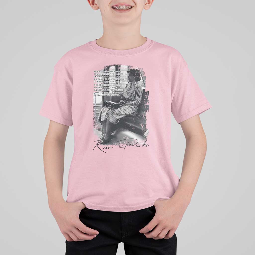 Rosa Parks Montgomery Bus Boycott T Shirt For Kid Civil Rights History